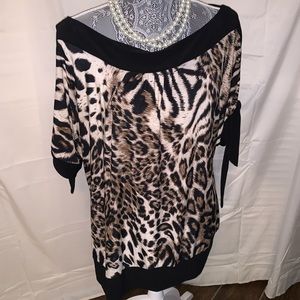 Leopard print blouse